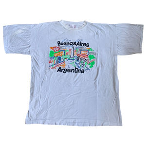 Vintage y2k Buenos Aries Argentina 90s T-shirt (2XL)